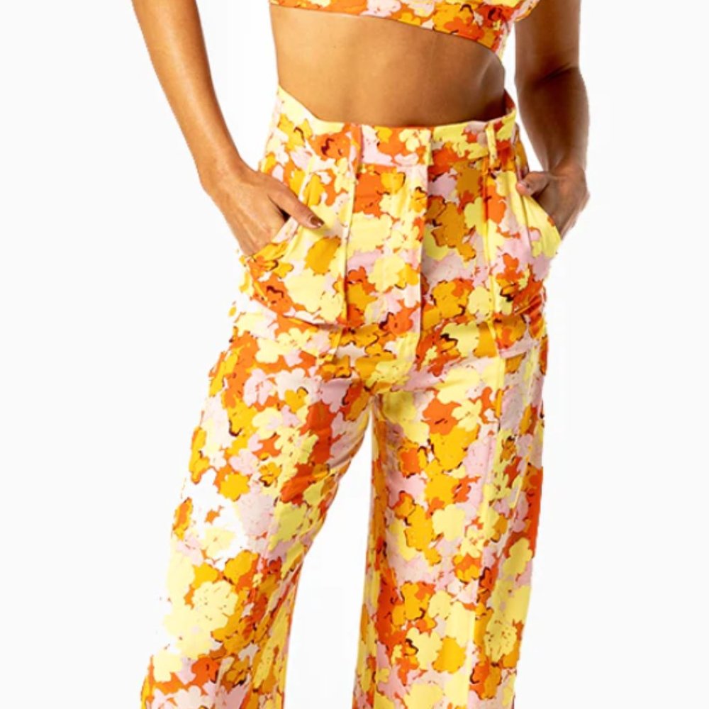 Le Salty - Freya Pants, Size M, 100% Rayon Crepe